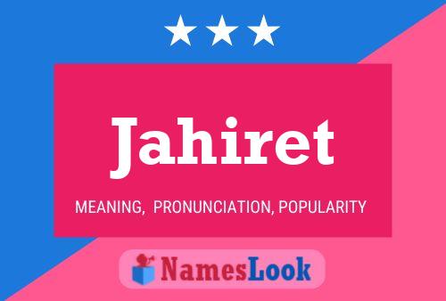 Jahiret Name Poster