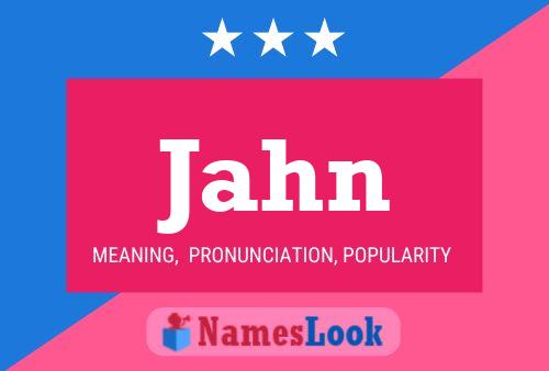 Jahn Name Poster