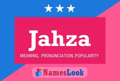 Jahza Name Poster