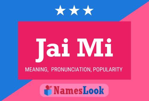 Jai Mi Name Poster