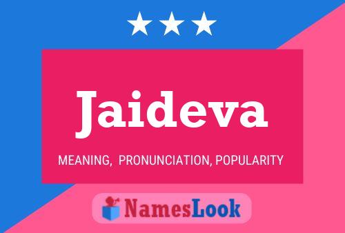 Jaideva Name Poster