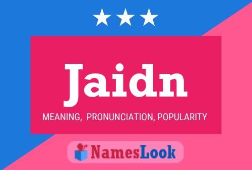 Jaidn Name Poster