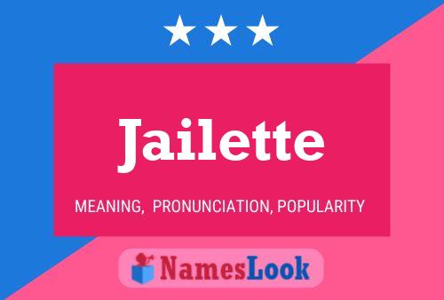 Jailette Name Poster