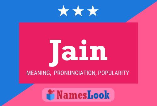 Jain Name Poster