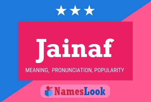 Jainaf Name Poster