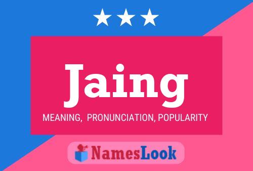 Jaing Name Poster