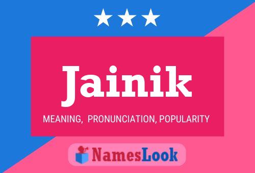 Jainik Name Poster