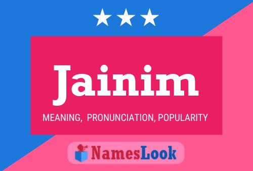 Jainim Name Poster