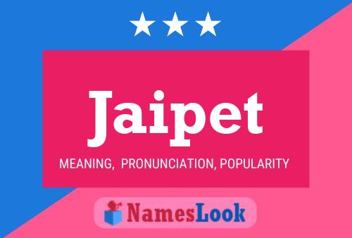 Jaipet Name Poster