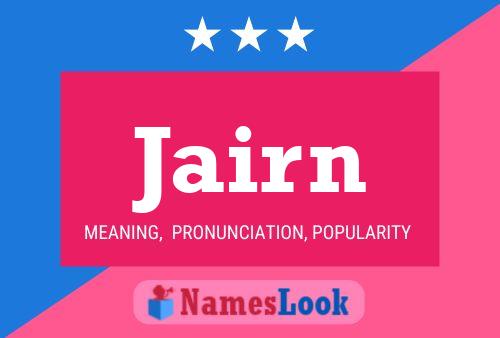 Jairn Name Poster