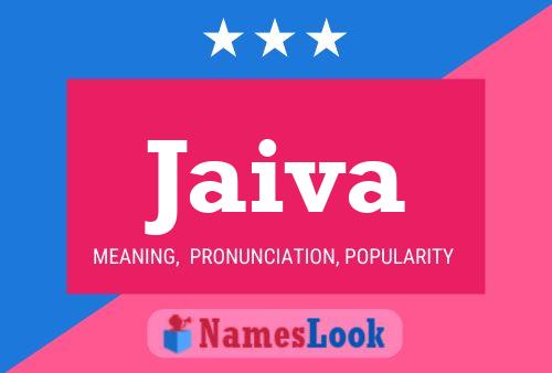 Jaiva Name Poster