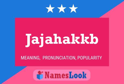 Jajahakkb Name Poster