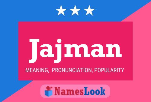 Jajman Name Poster