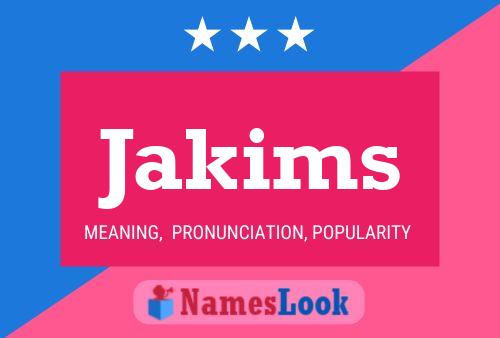 Jakims Name Poster