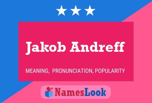 Jakob Andreff Name Poster