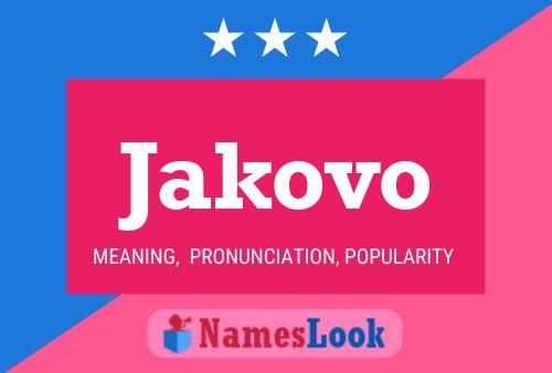 Jakovo Name Poster