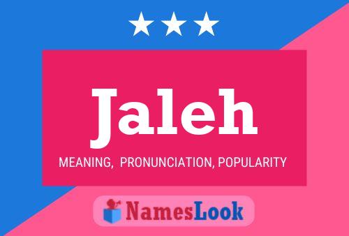 Jaleh Name Poster