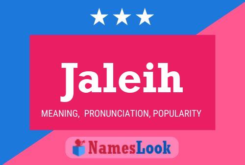 Jaleih Name Poster