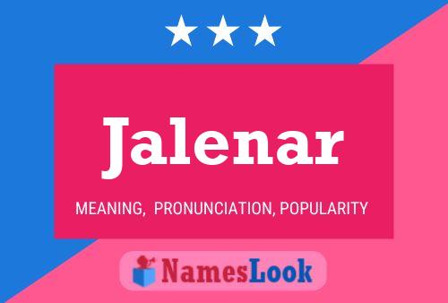 Jalenar Name Poster