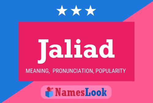 Jaliad Name Poster