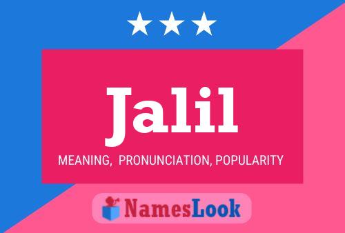 Jalil Name Poster