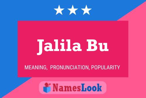 Jalila Bu Name Poster