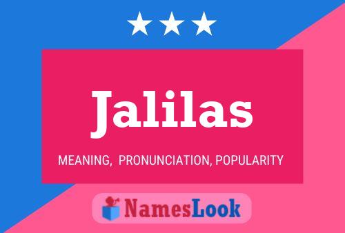 Jalilas Name Poster