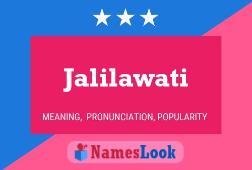 Jalilawati Name Poster