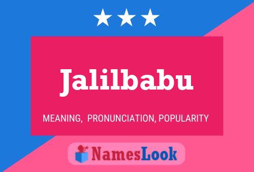 Jalilbabu Name Poster