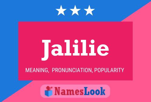 Jalilie Name Poster