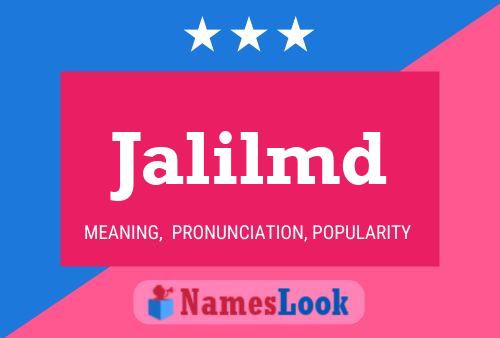 Jalilmd Name Poster