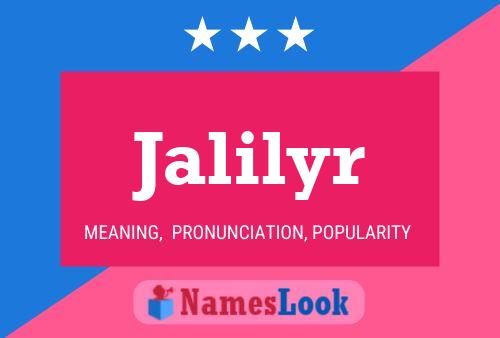 Jalilyr Name Poster