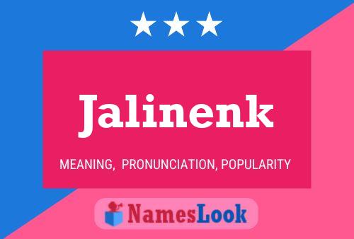 Jalinenk Name Poster