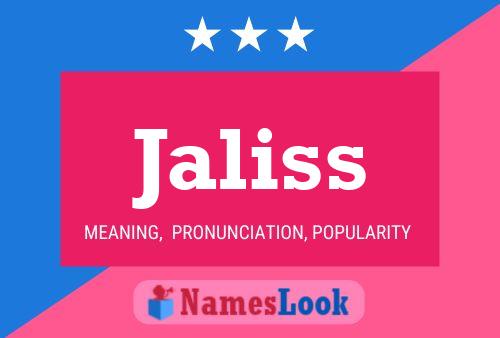 Jaliss Name Poster