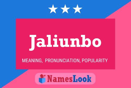 Jaliunbo Name Poster