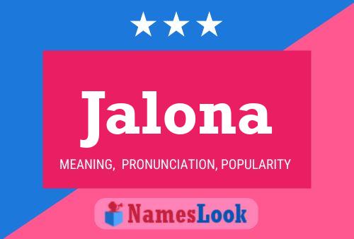 Jalona Name Poster