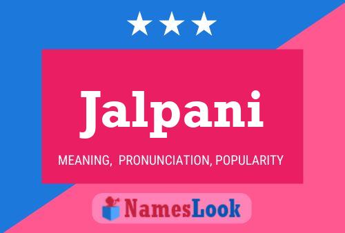 Jalpani Name Poster