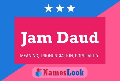 Jam Daud Name Poster