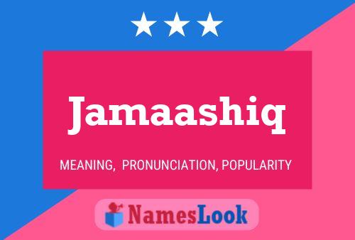 Jamaashiq Name Poster