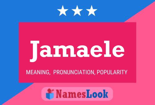 Jamaele Name Poster