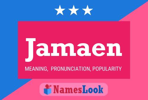 Jamaen Name Poster