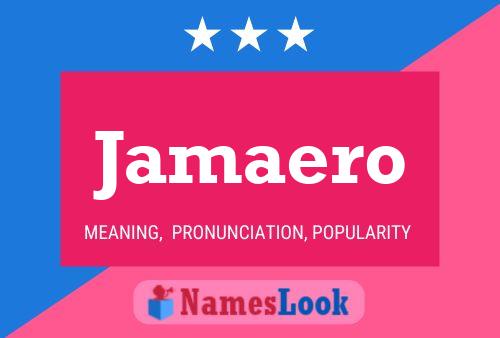 Jamaero Name Poster