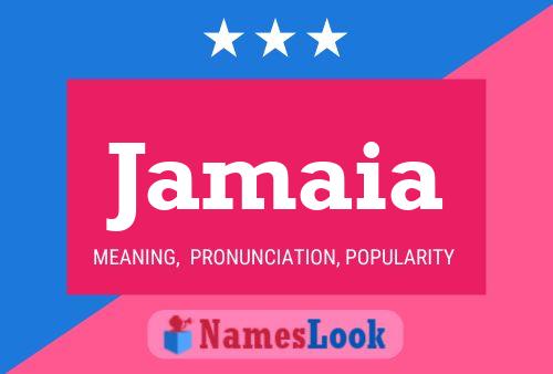 Jamaia Name Poster