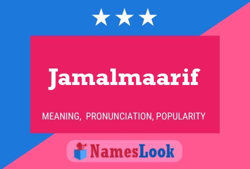 Jamalmaarif Name Poster