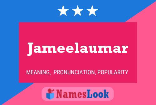 Jameelaumar Name Poster