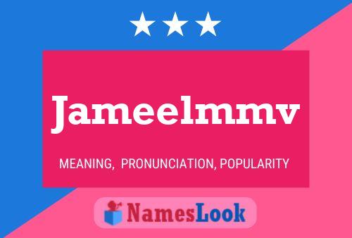 Jameelmmv Name Poster