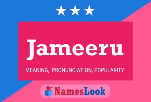 Jameeru Name Poster