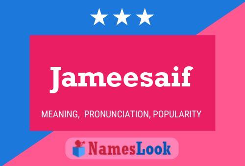 Jameesaif Name Poster