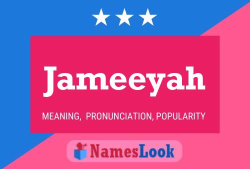 Jameeyah Name Poster