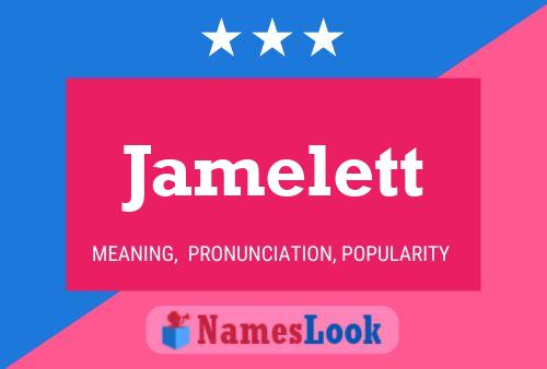 Jamelett Name Poster